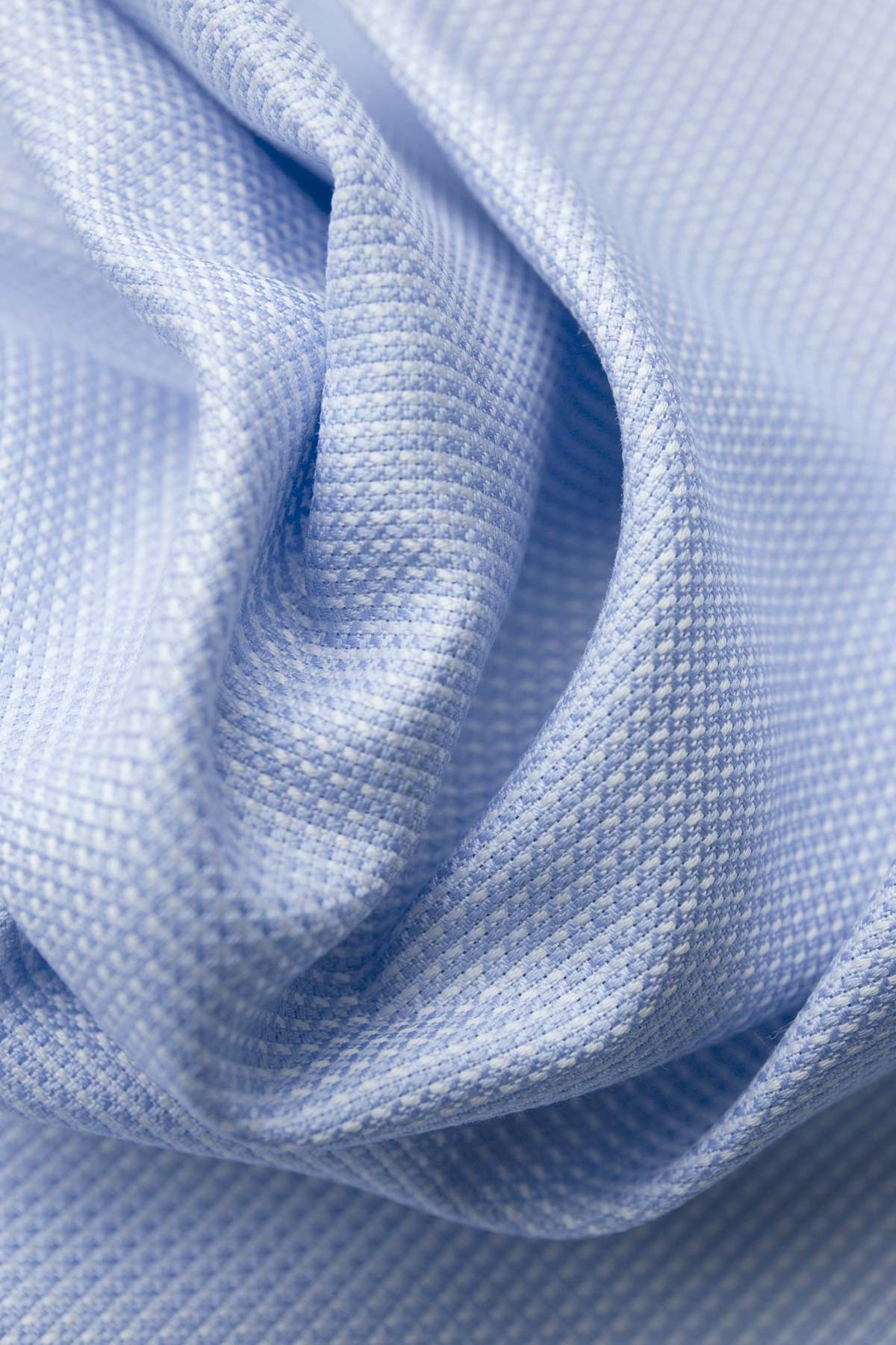 Abba 80s Blue Dobby Shirt - Image 6