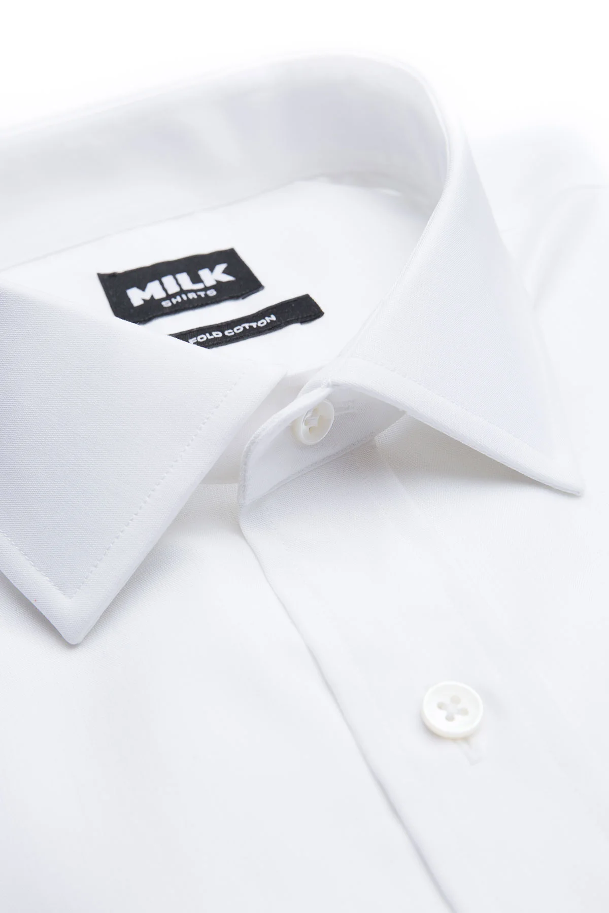 Alps Wrinkle Free White Poplin Shirt - Image 3