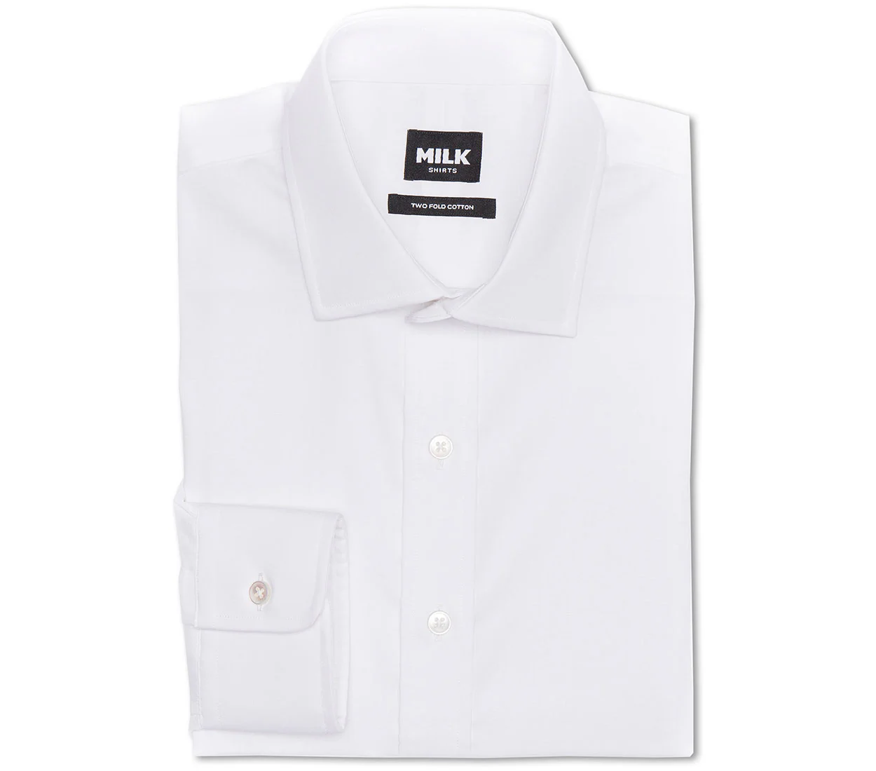 Alps Wrinkle Free White Poplin Shirt - Image 4