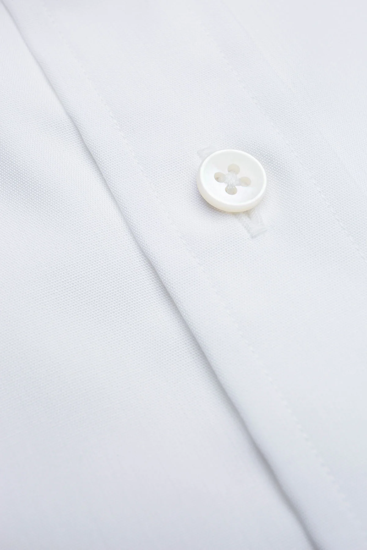 Alps Wrinkle Free White Poplin Shirt - Image 5