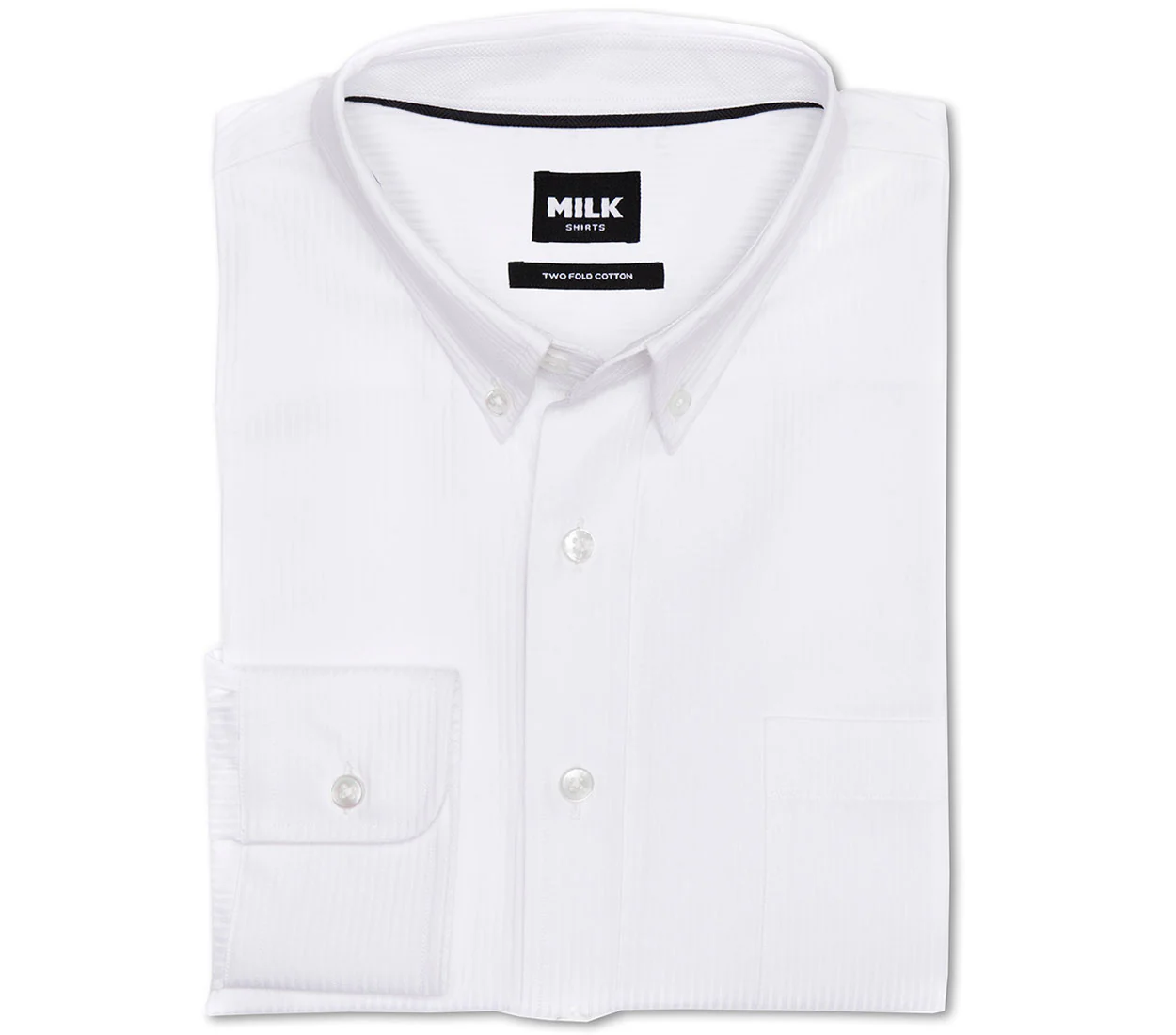 Antila 100s White Mini Herringbone Shirt - Image 4