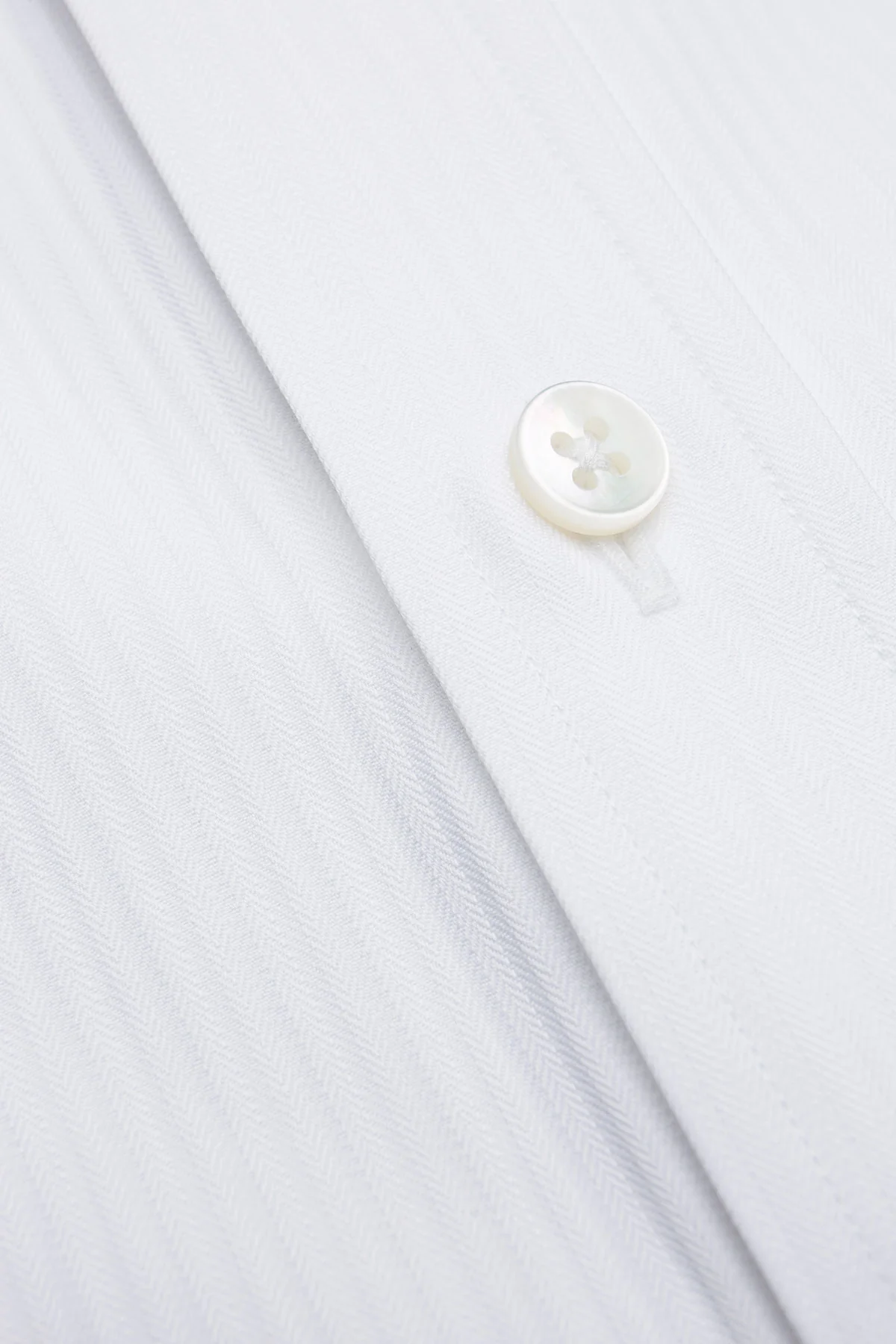 Antila 100s White Mini Herringbone Shirt - Image 5