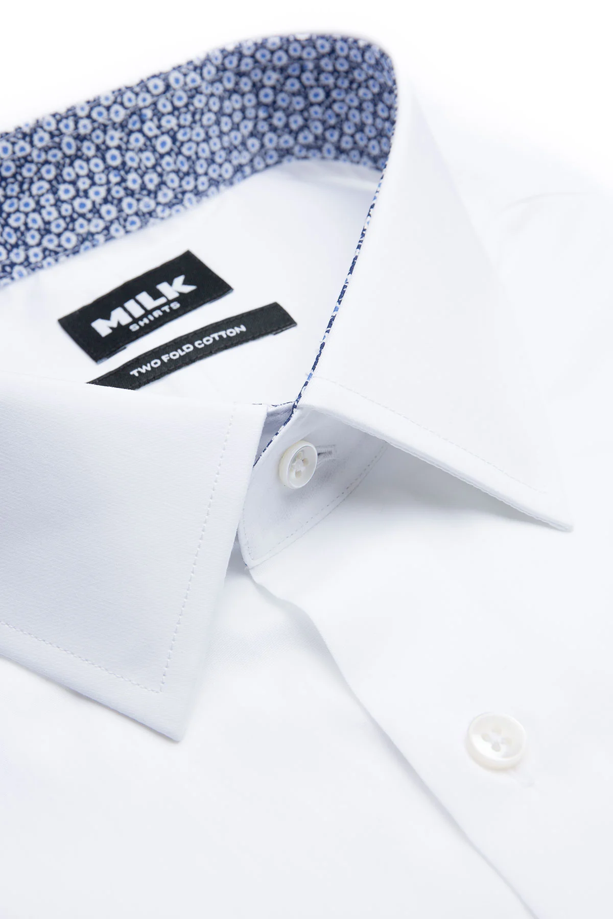 Bagio Soft White Twill with Contrast Shirt - Image 3