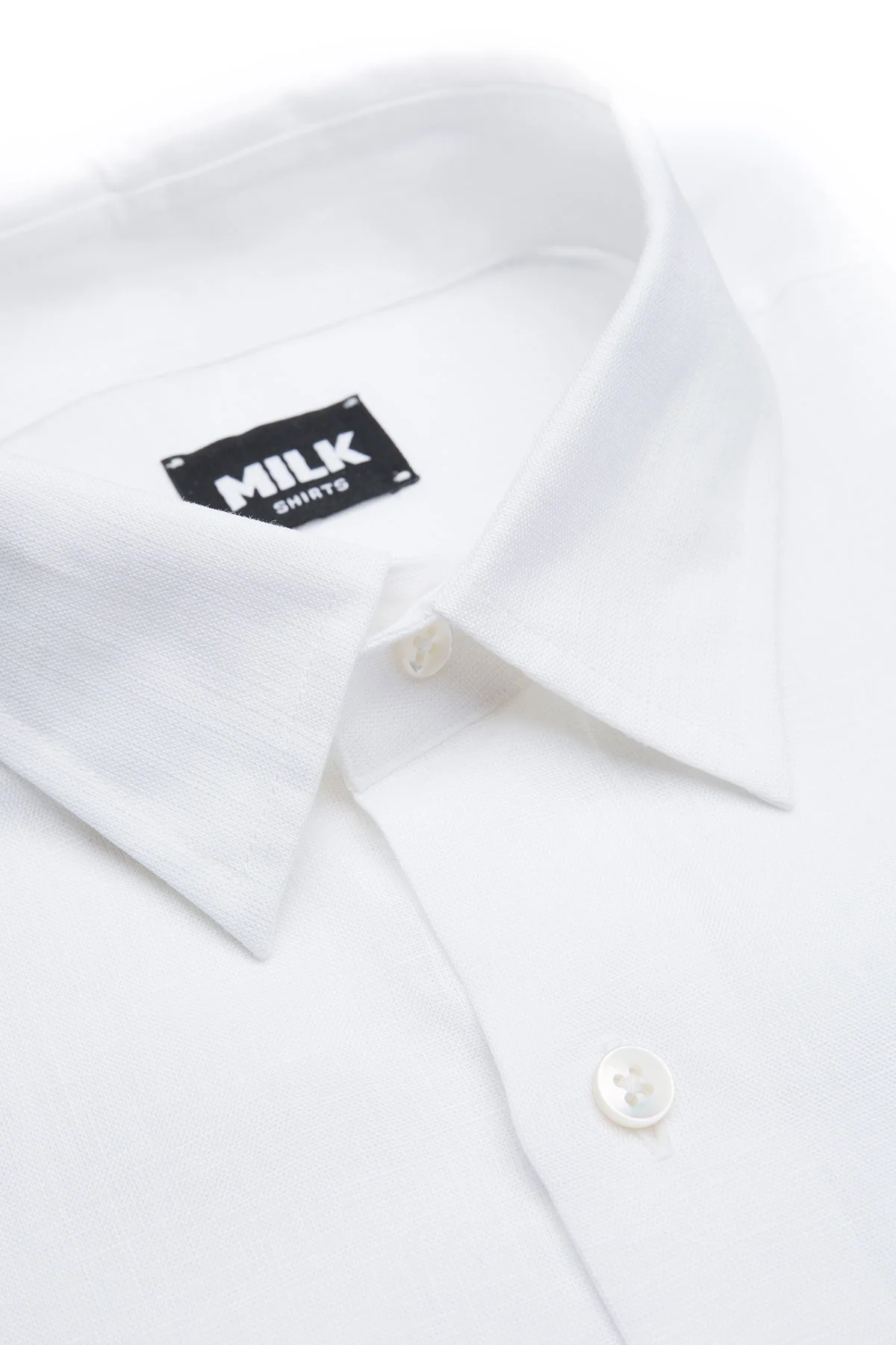Capri White Linen Shirt - Image 3