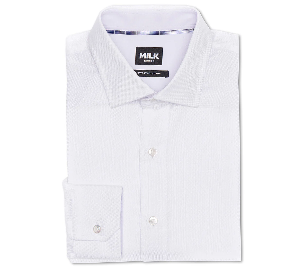 Cleo 80s Textured White Cloth Shirt - Image 4