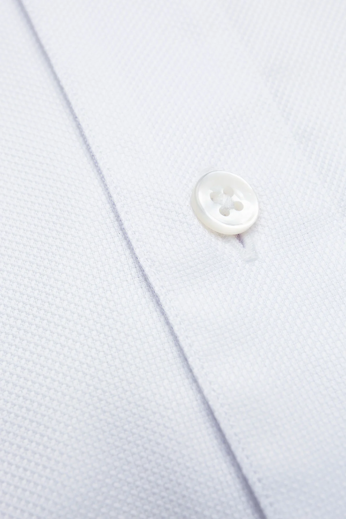 Cleo 80s Textured White Cloth Shirt - Image 5