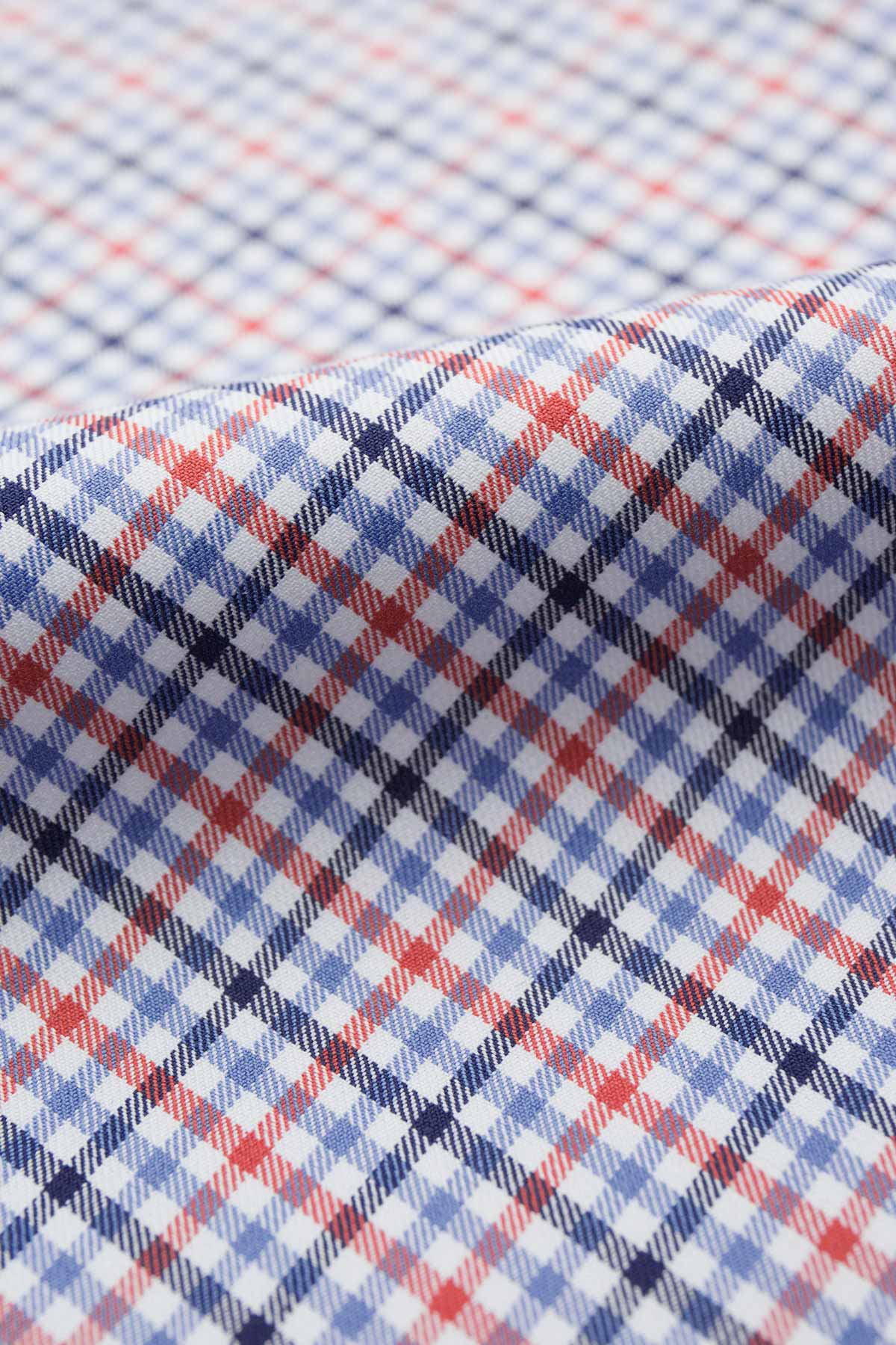 Jordan 100s Red Blue Check Shirt - Image 7