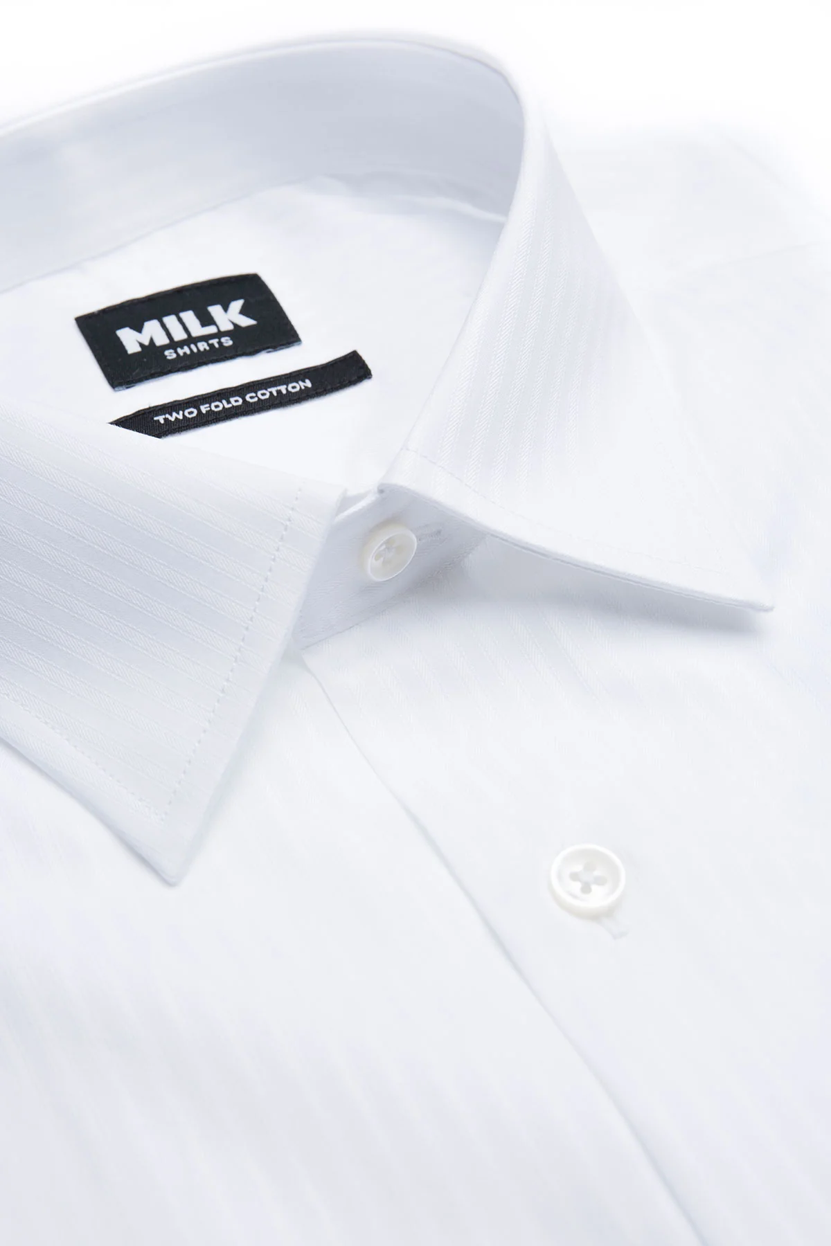 Leeko 140s Striped Poplin Shirt - Image 3