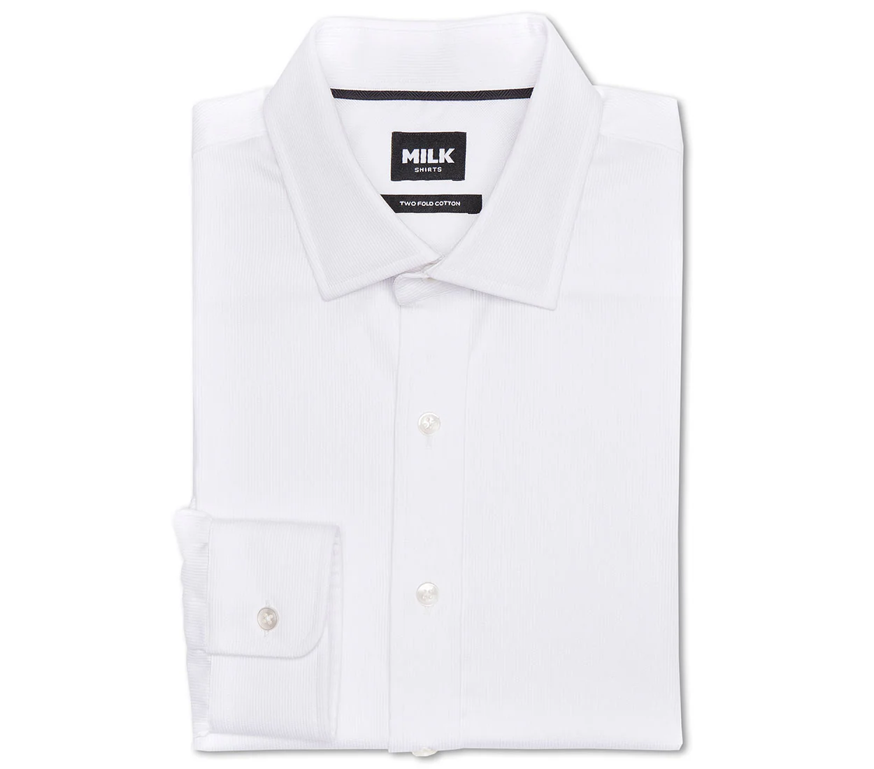 Mason White Ribbed Piquet Shirt - Image 4