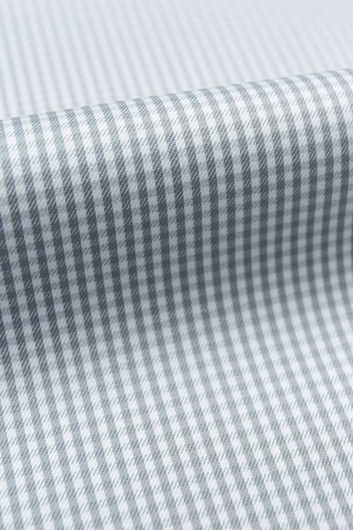 Mercury 100s Grey Gingham Fabric - Image 3