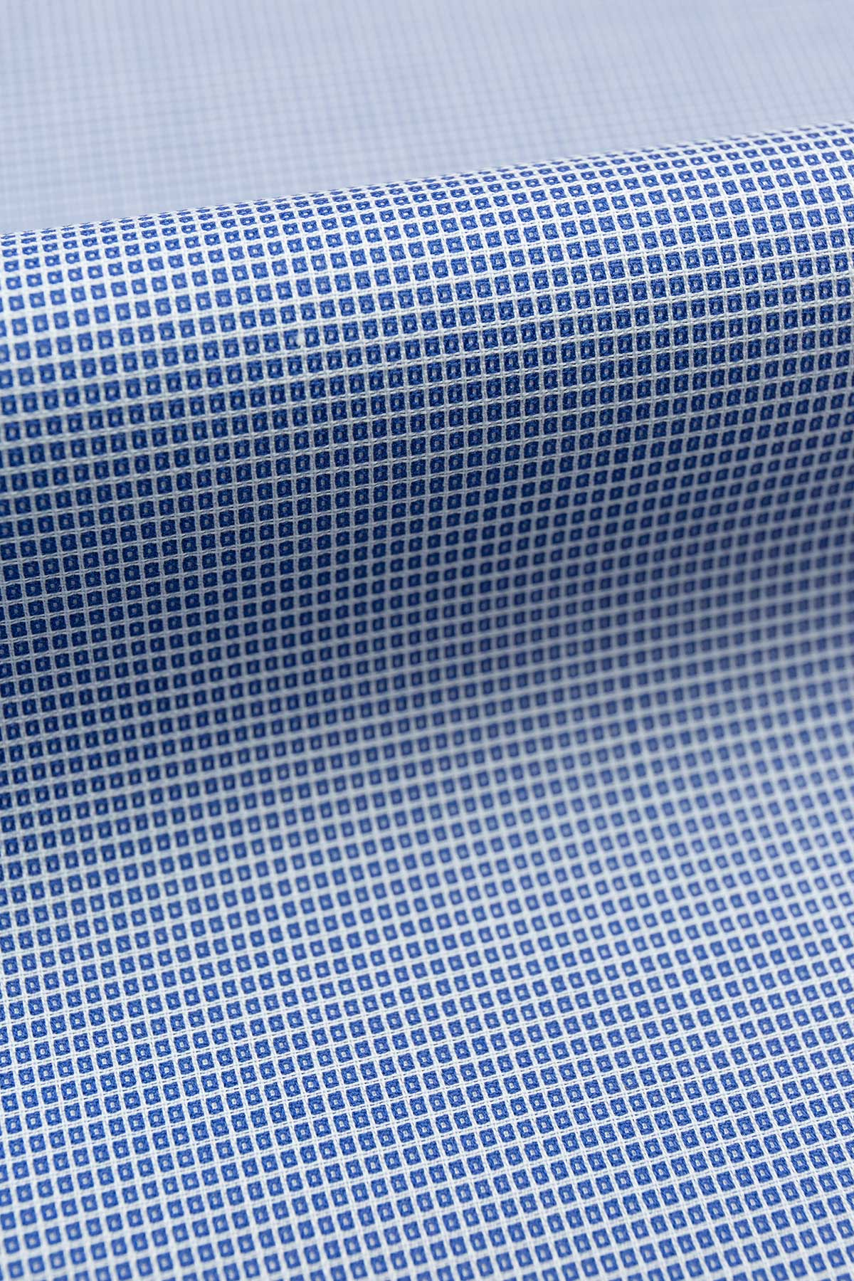 Orion 80s Mid Blue Cotton Fabric - Image 3