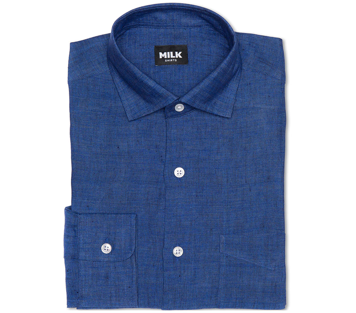 Polo Blue Linen Shirt - Image 3