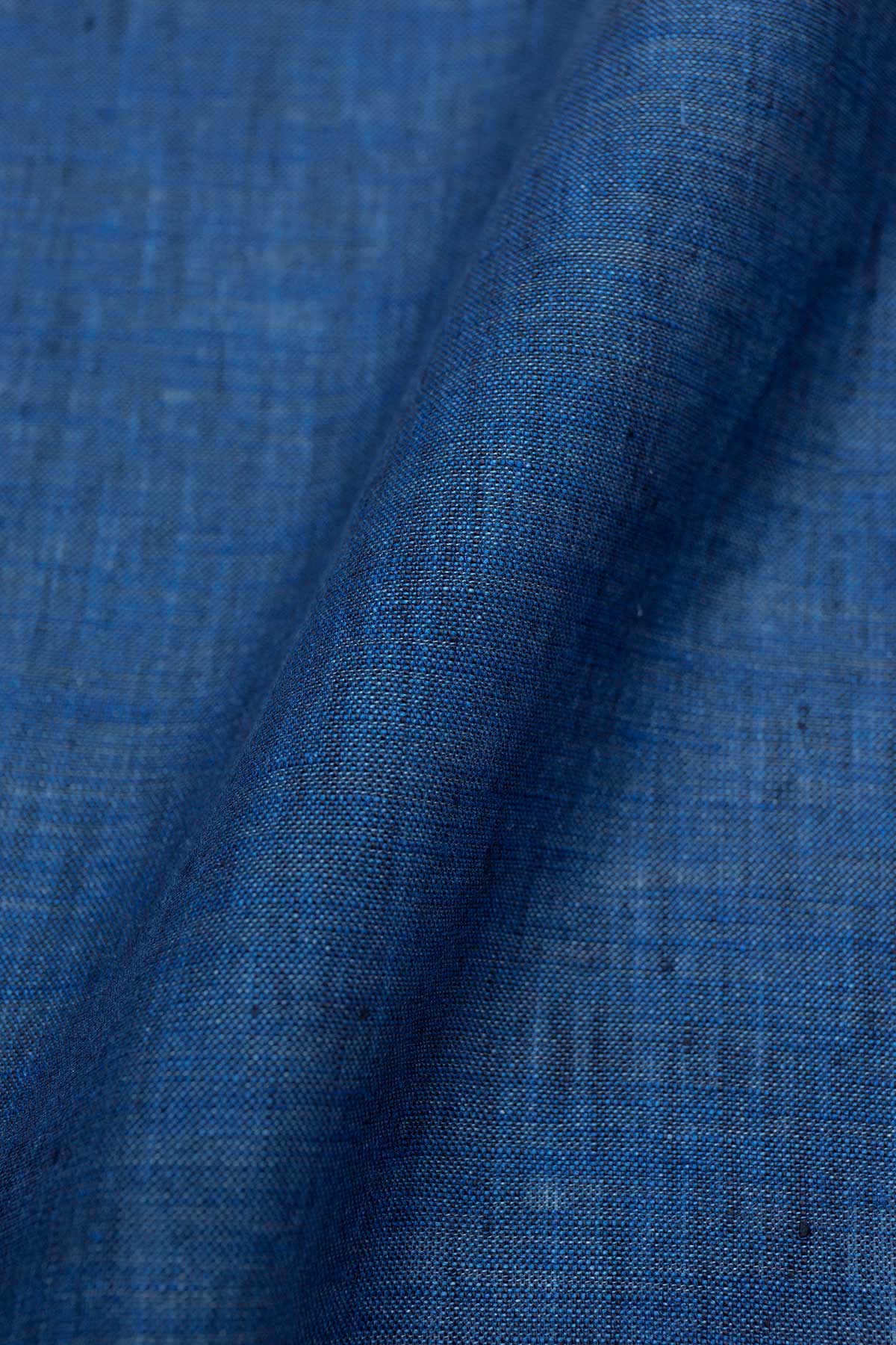 Polo Blue Linen Shirt - Image 5