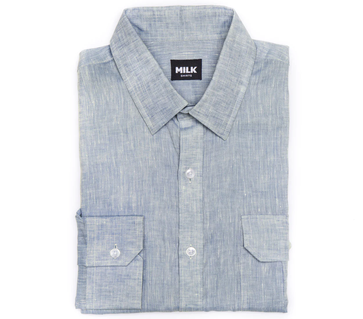 Portofino Light Blue Linen Shirt - Image 3