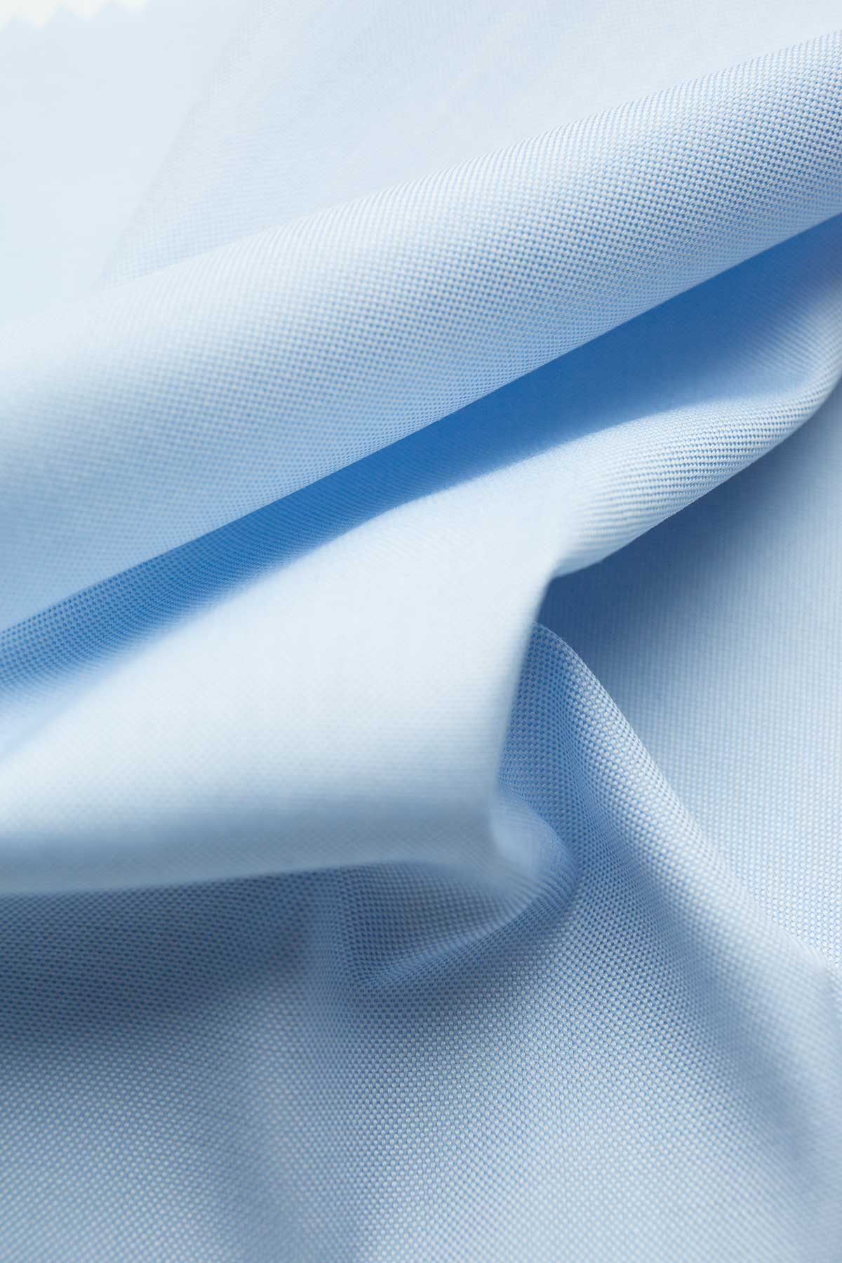 Zeus 80's Light Blue Pinpoint with contrast Shirt - Image 7