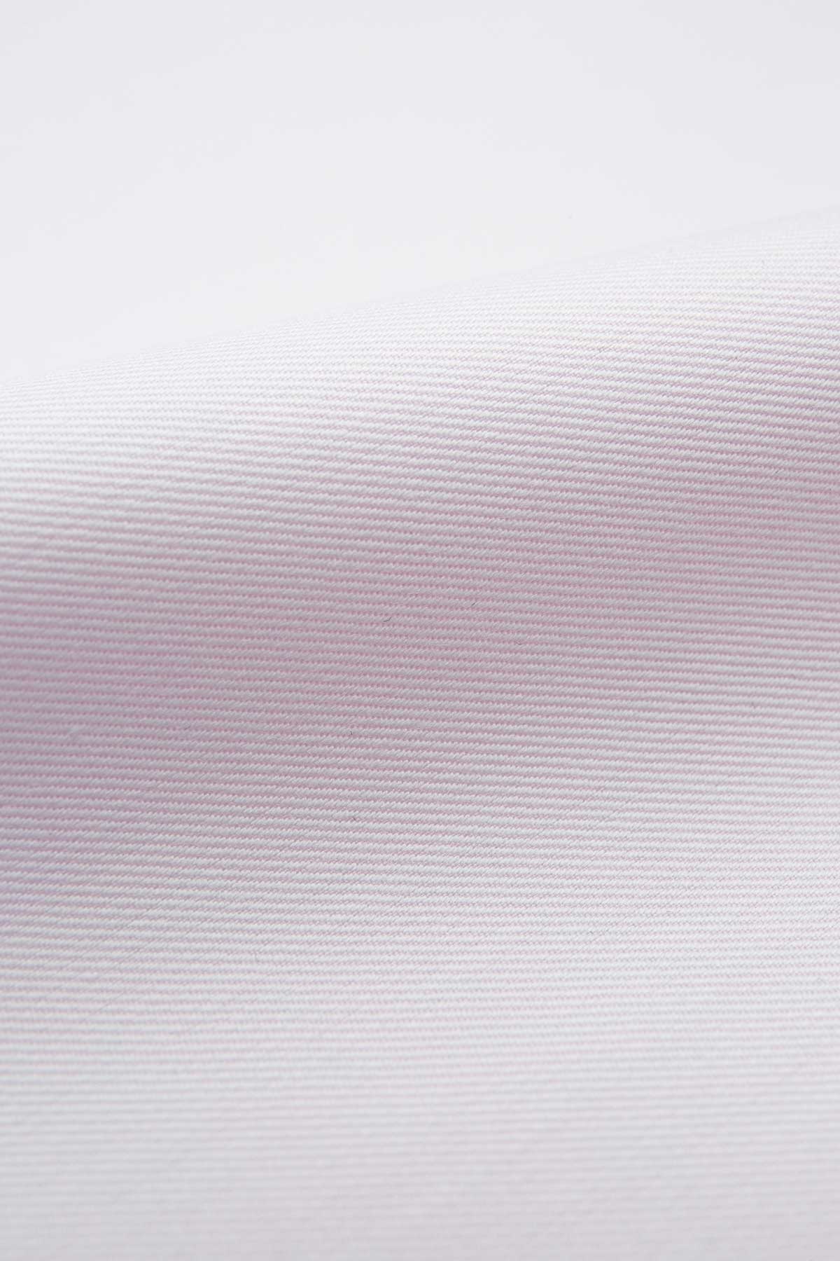 Ziraffe 100s Light Pink Twill Shirt - Image 7