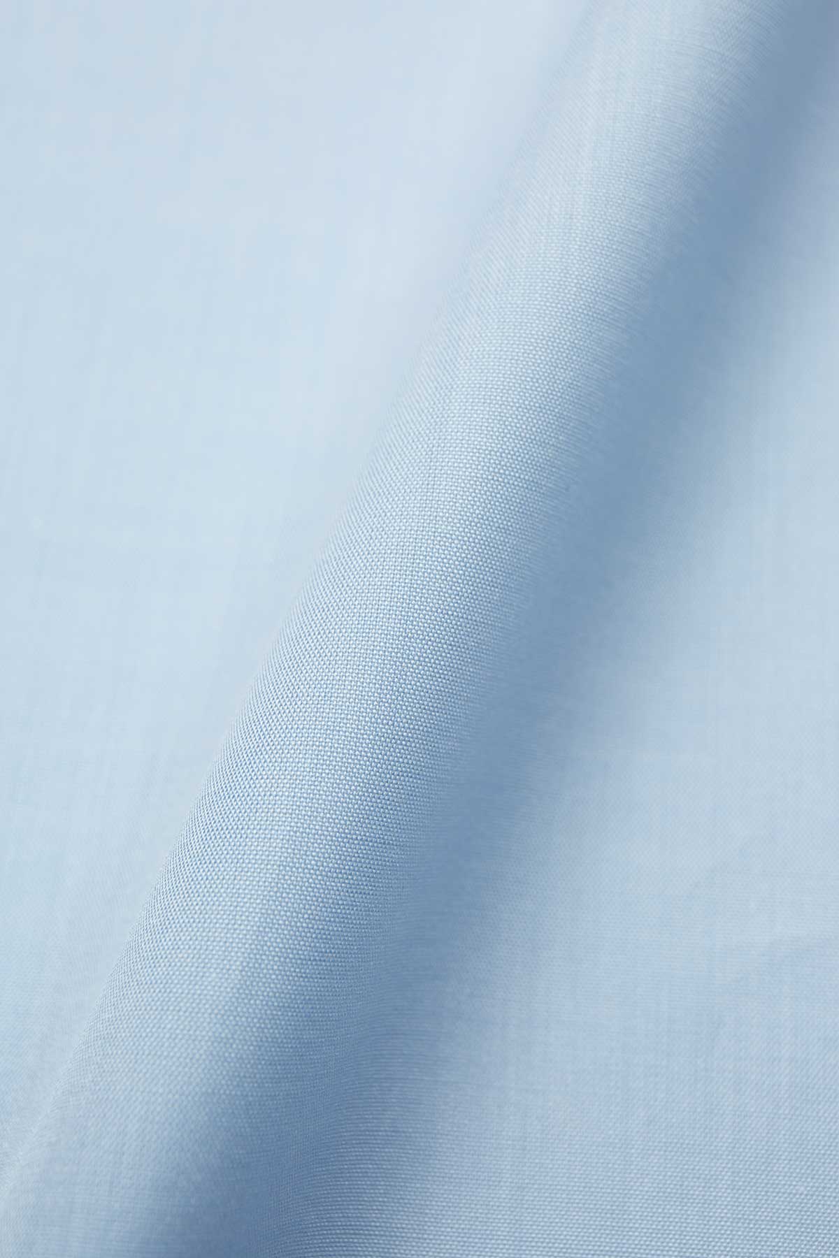 Zubin 100s Blue Poplin Shirt - Image 5